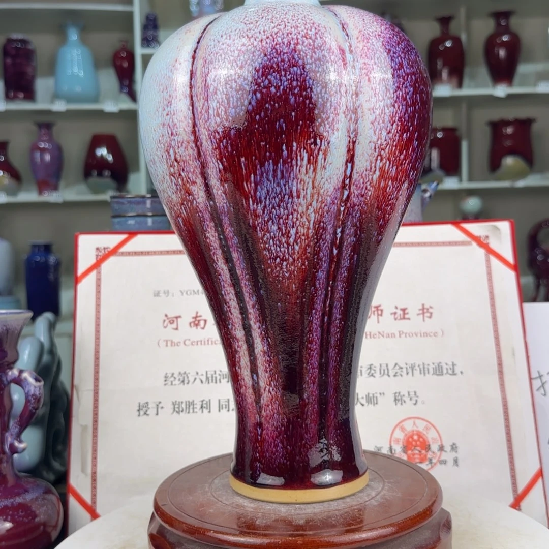 陶摆件郑家钧窑摆件