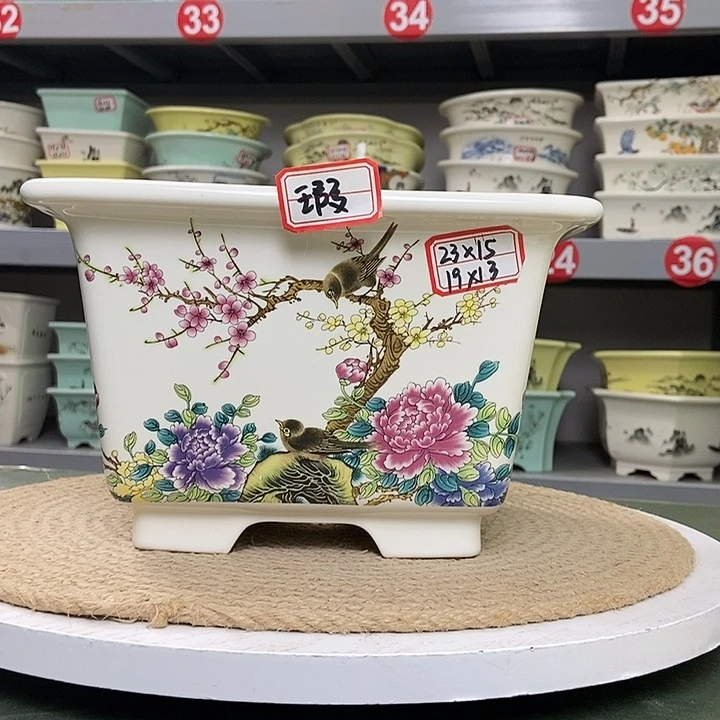 紫砂紫砂花盆7755