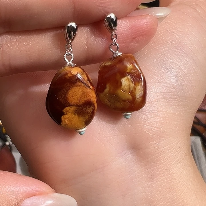 未镶嵌琥珀裸石我