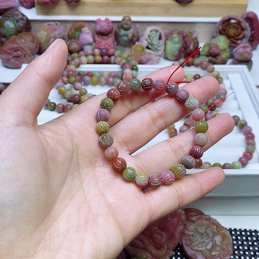 玛瑙/玉髓盐源玛瑙手链未镶嵌