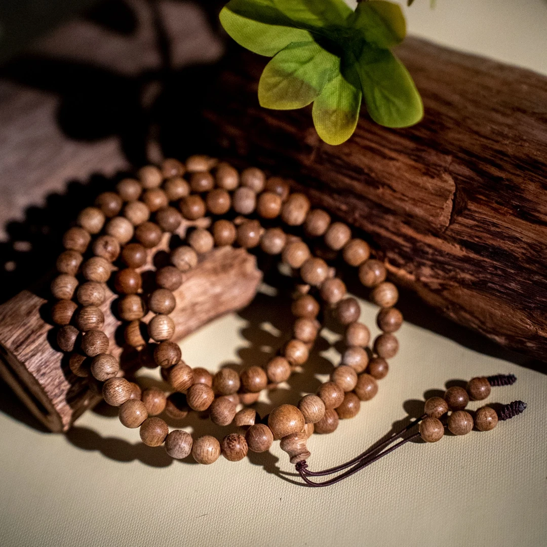 沉香【江苏工美专属】达拉干纯化老料108多圈沉香手串-359*0610