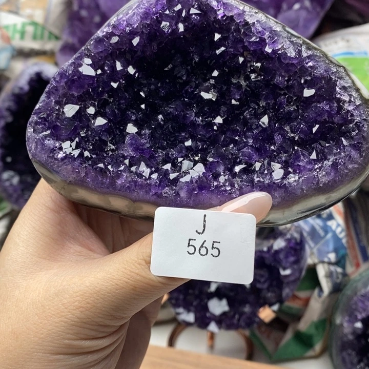 紫晶珠宝半成品未镶嵌