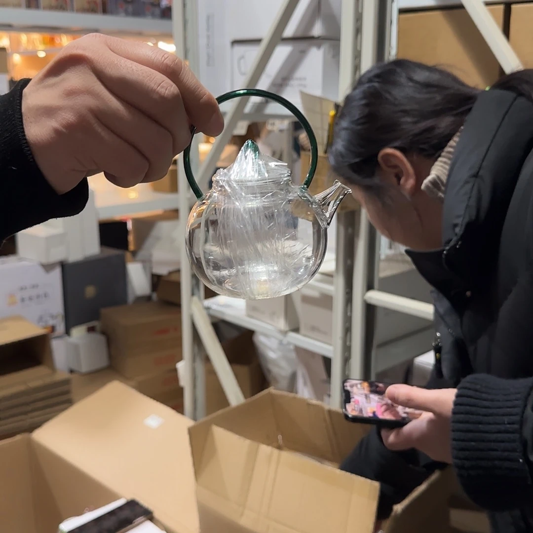 594高硼硅玻璃提梁壶