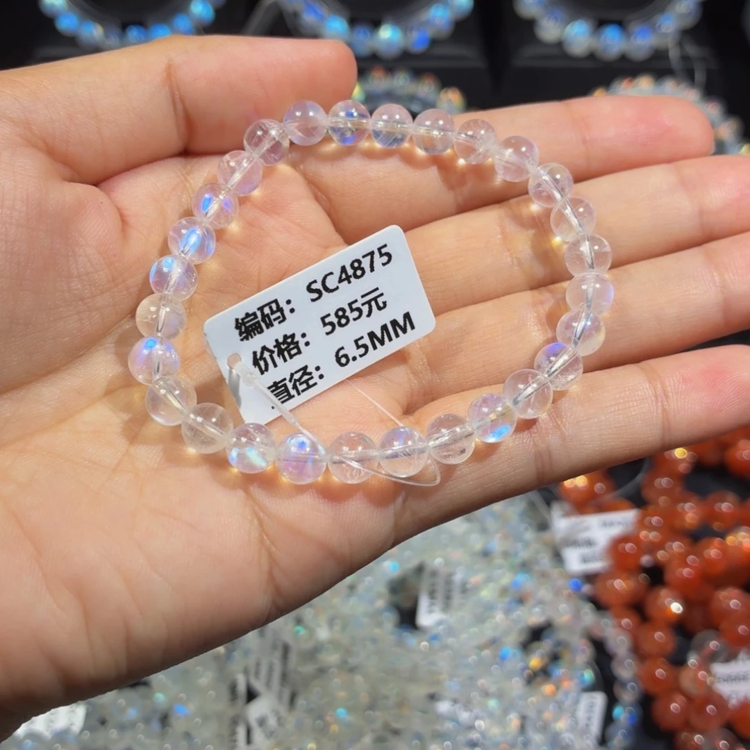 未镶嵌手链月光石SC4875 6.5mm