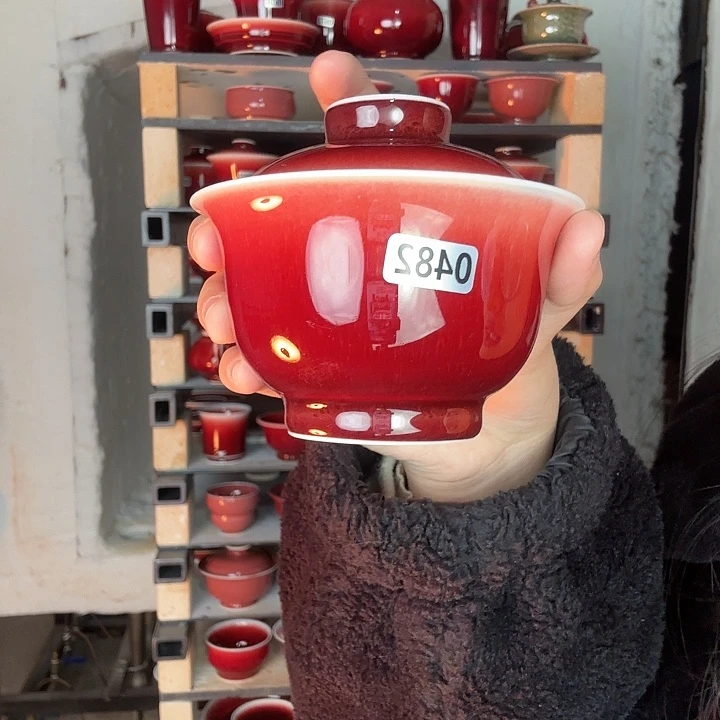 瓷片景德镇郎红陶瓷