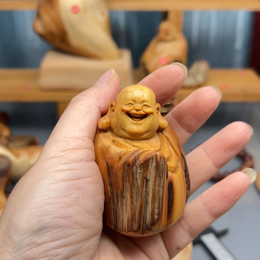 柏木崖柏木摆件手把件43