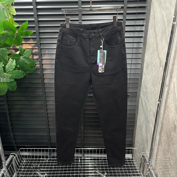 7621男士轻奢欧货防褪色牛仔裤