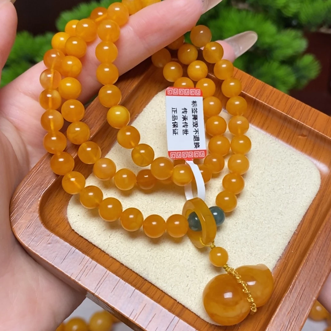 【闪购商品】未镶嵌蜜蜡手链手串