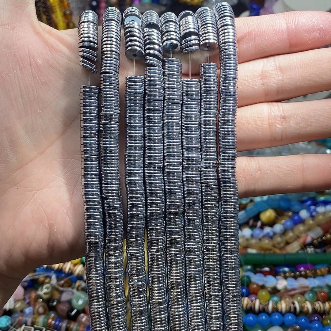 石英质玉未镶嵌，黑胆石直切隔片1×8mm，