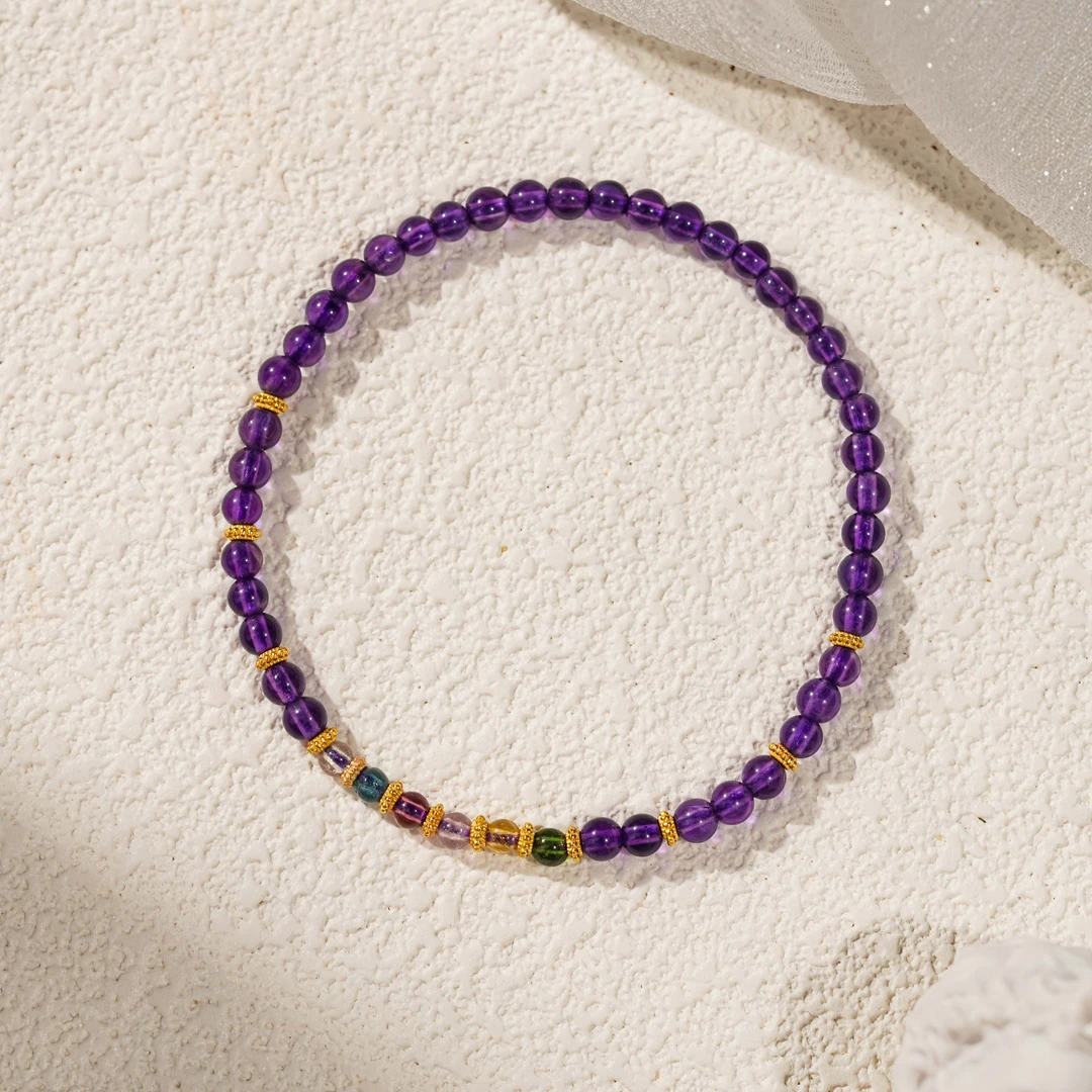 【得意】水晶手串（天然珠宝多样性发其一）