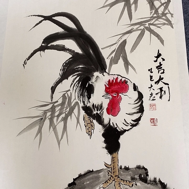 国画纯手绘国画写意45*68