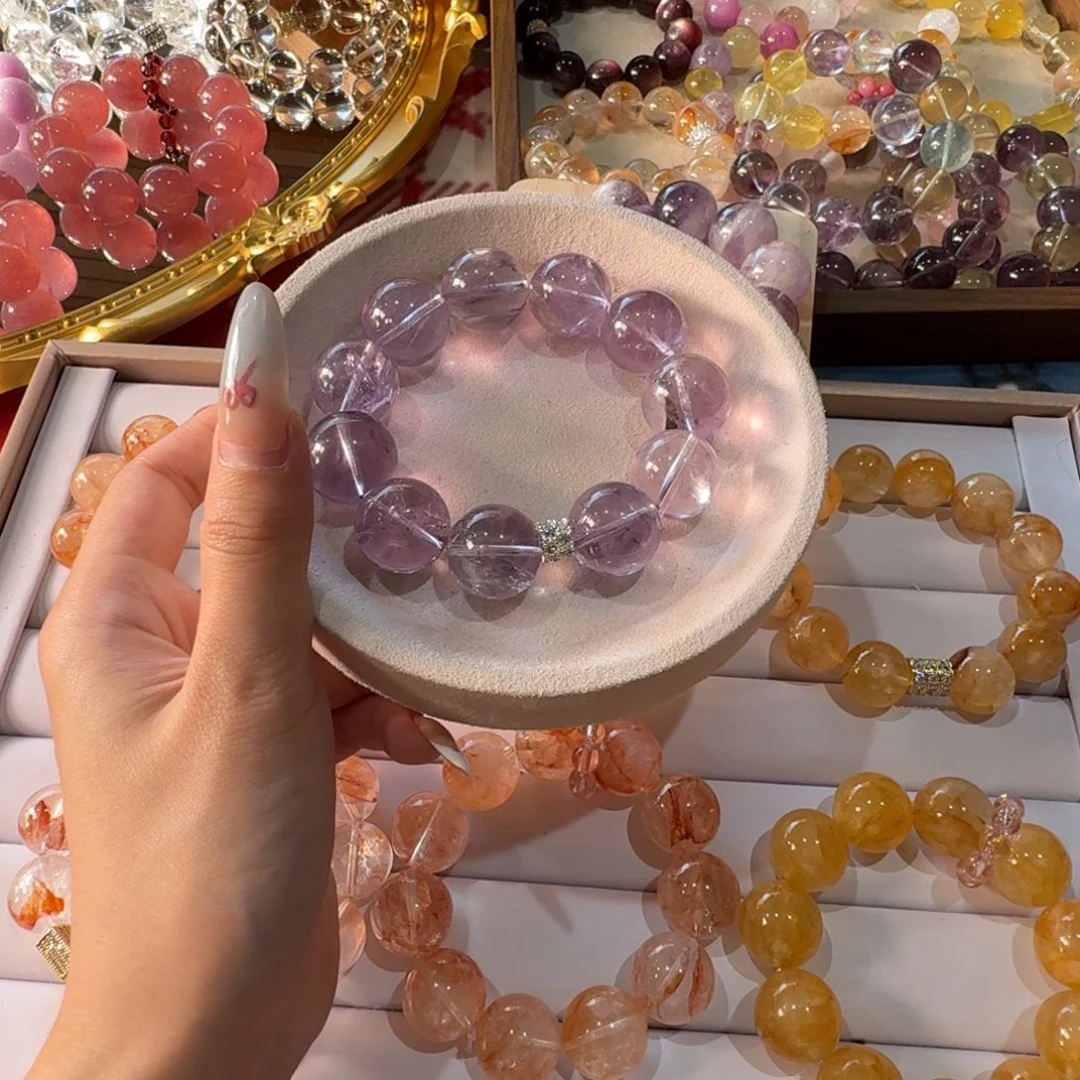 ****.水晶手链未镶嵌波紫18卡