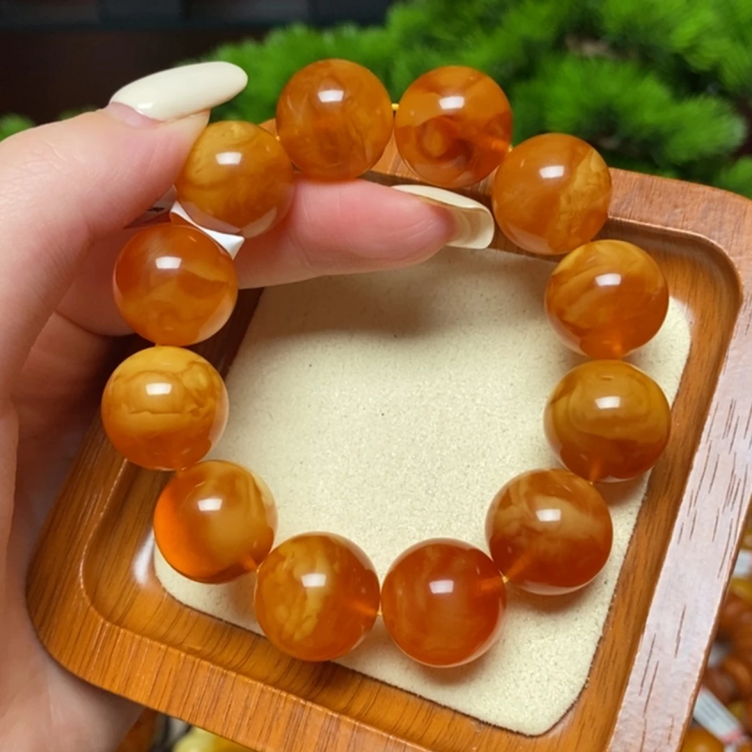 【闪购商品】未镶嵌蜜蜡手链手串