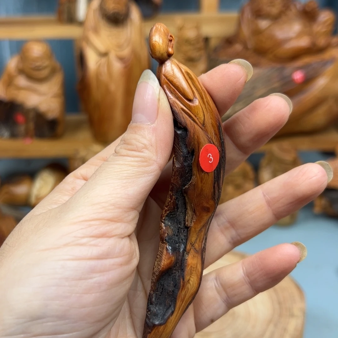 柏木崖柏木摆件手把件，39