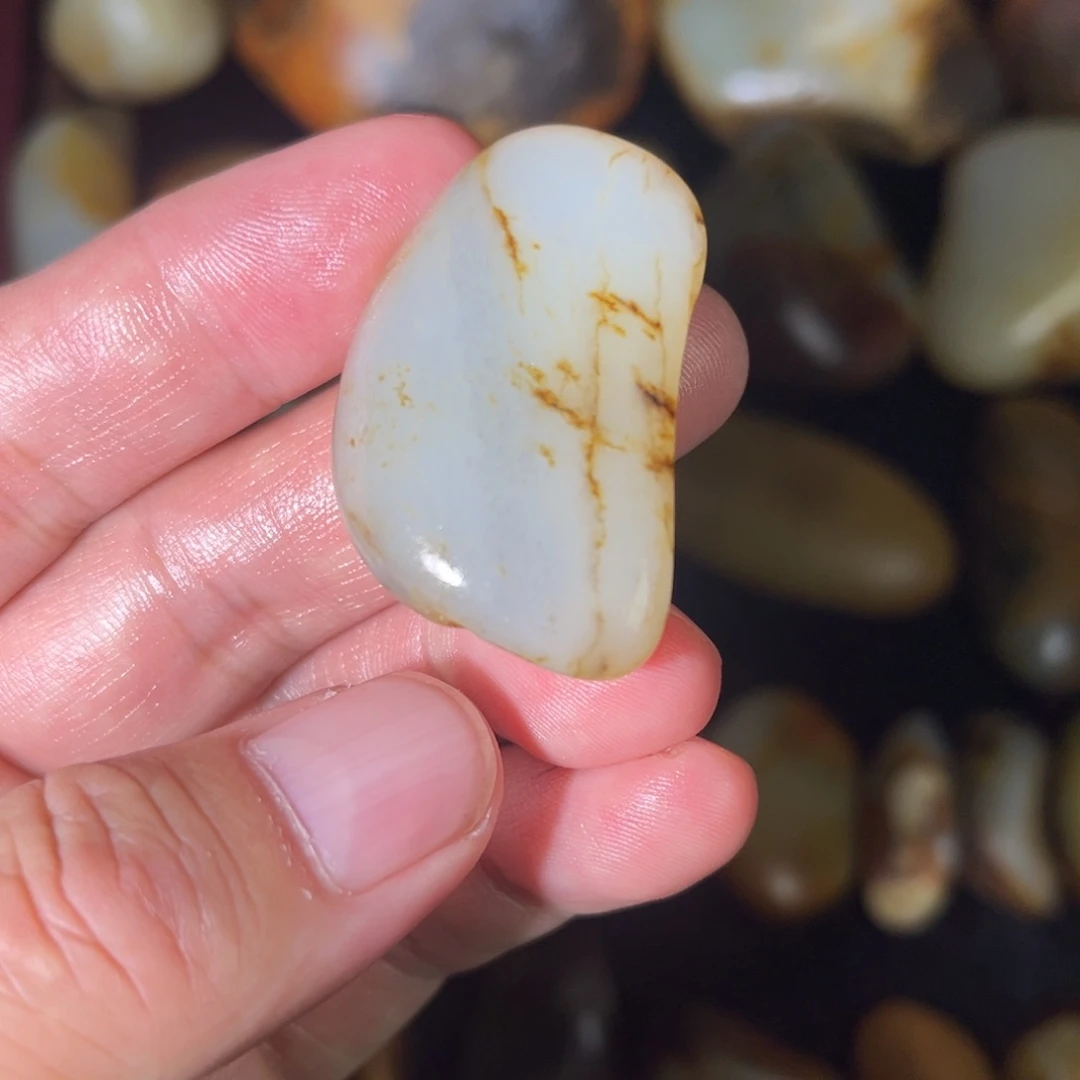 和田玉未镶嵌挂件25