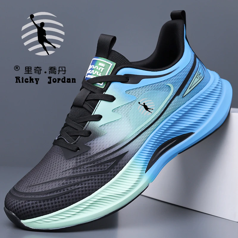 里奇乔丹男鞋春夏季男孩防滑网面跑步鞋体育训练运动碳板竞速跑鞋