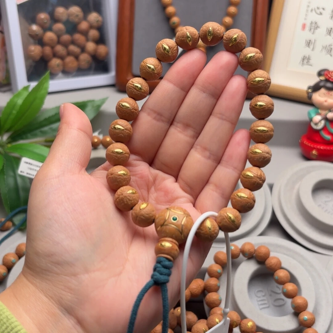 手串凤眼菩提11.5+镶嵌手串
