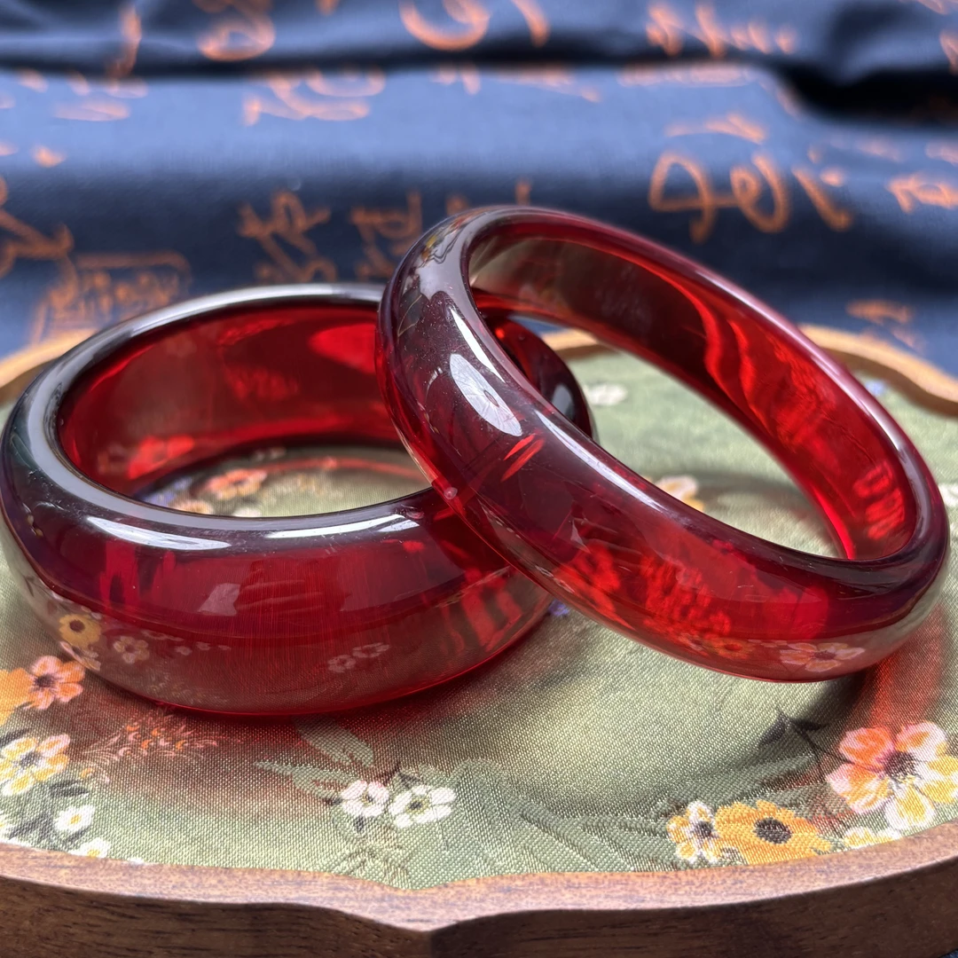 【正品保障】珍品富贵血蜜轮胎镯（一只） ZXL9002