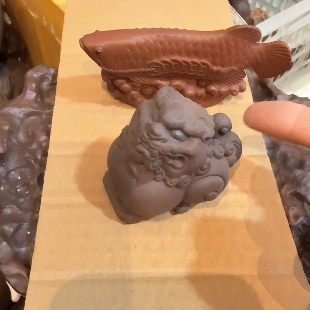 紫砂茶宠雕塑瑕疵茶茶宠