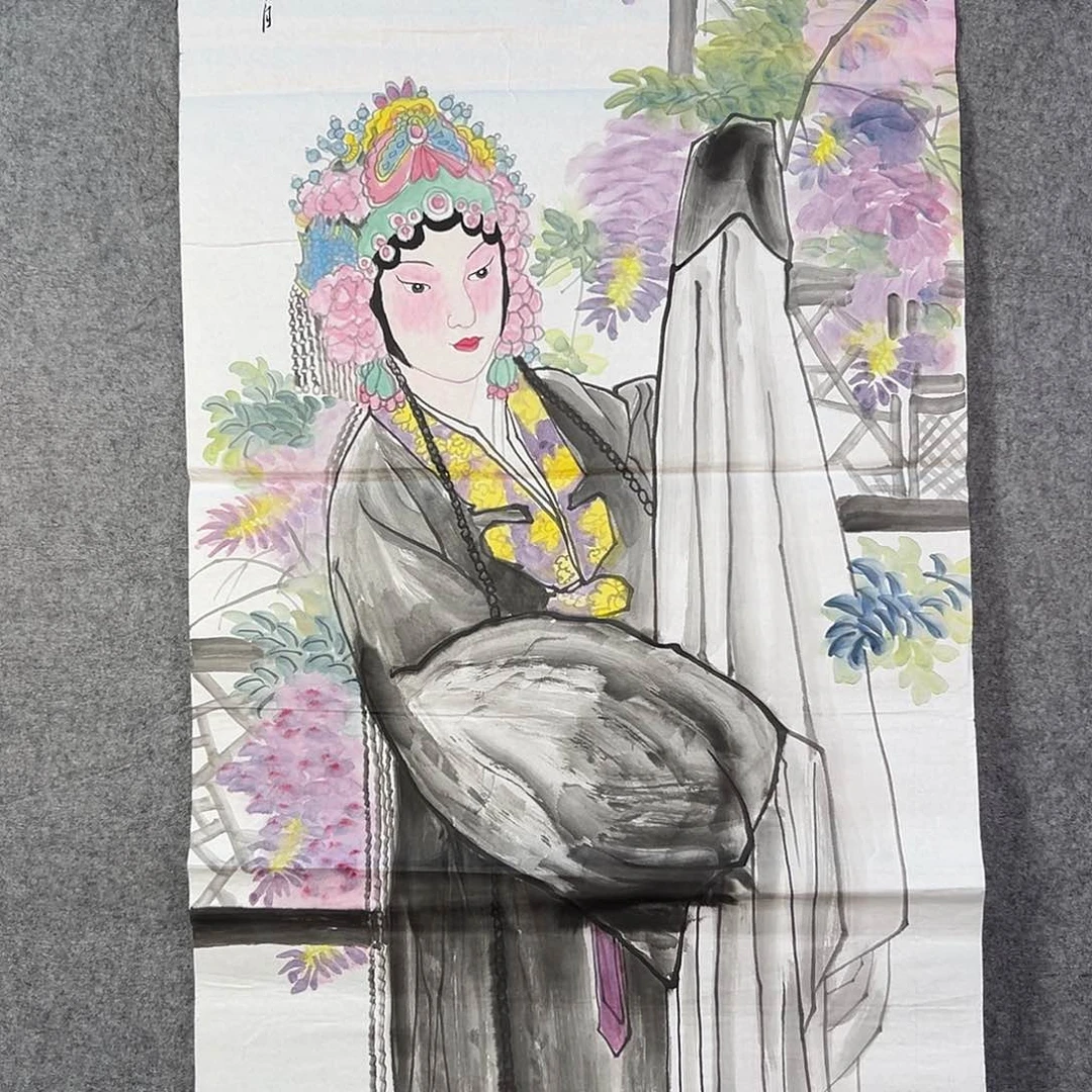 国画390 花鸟在此处飞翔也不太