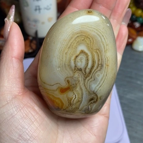 玛瑙/玉髓珠宝奇石未镶嵌面***油