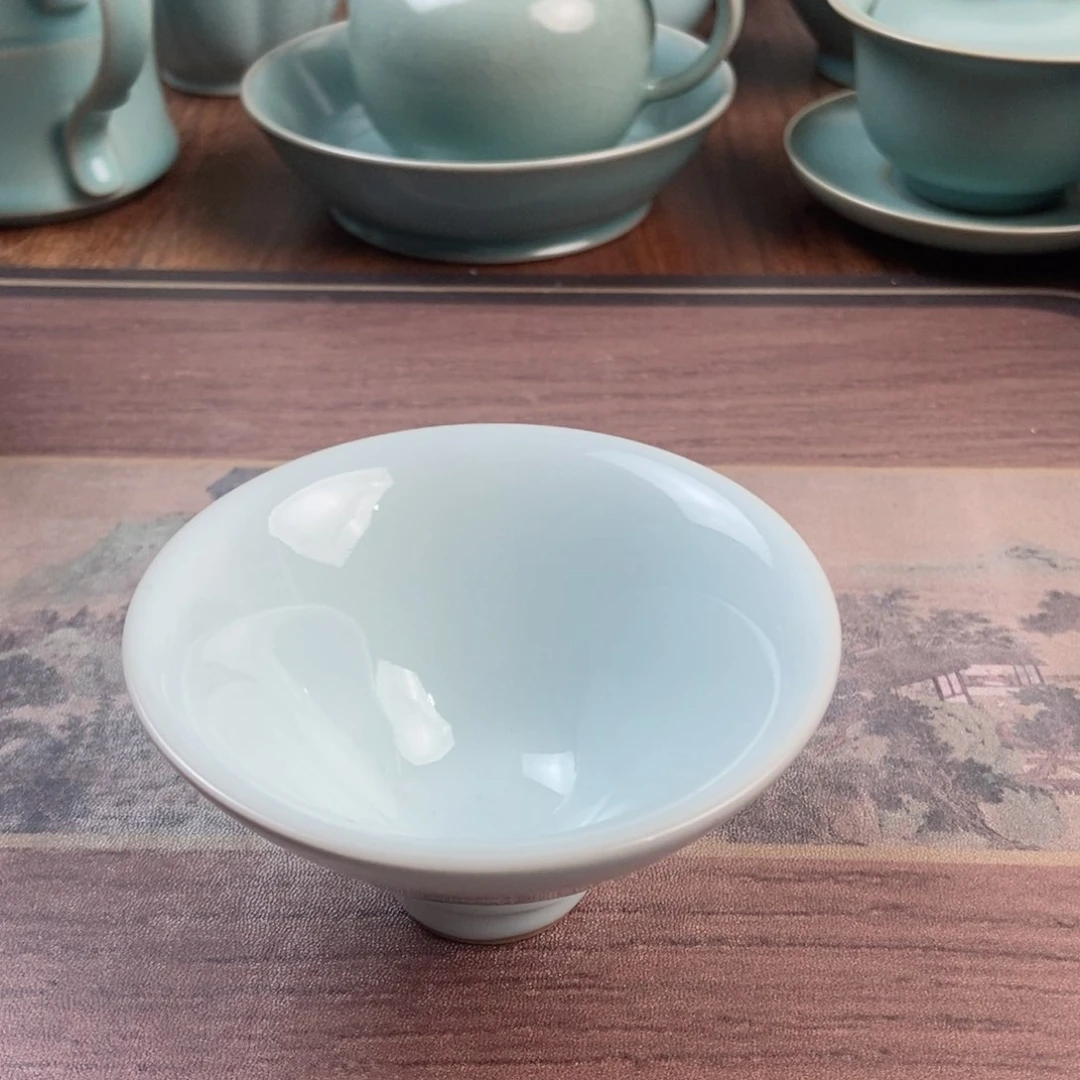 摆件瓷原产地原矿汝瓷～茶器