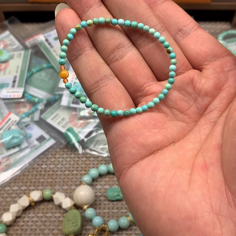 【闪购商品】未镶嵌绿松石颈饰24