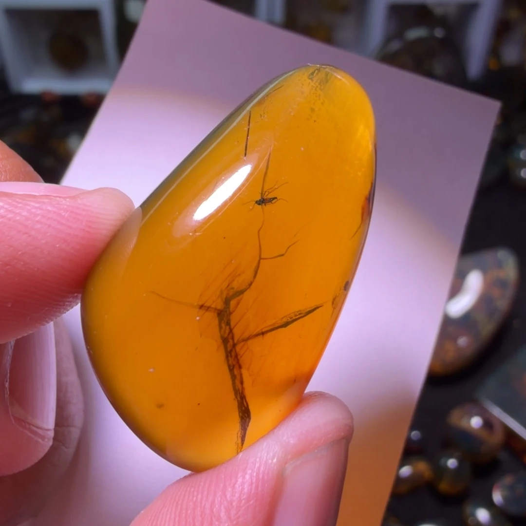 花***离琥珀未镶嵌裸石，，