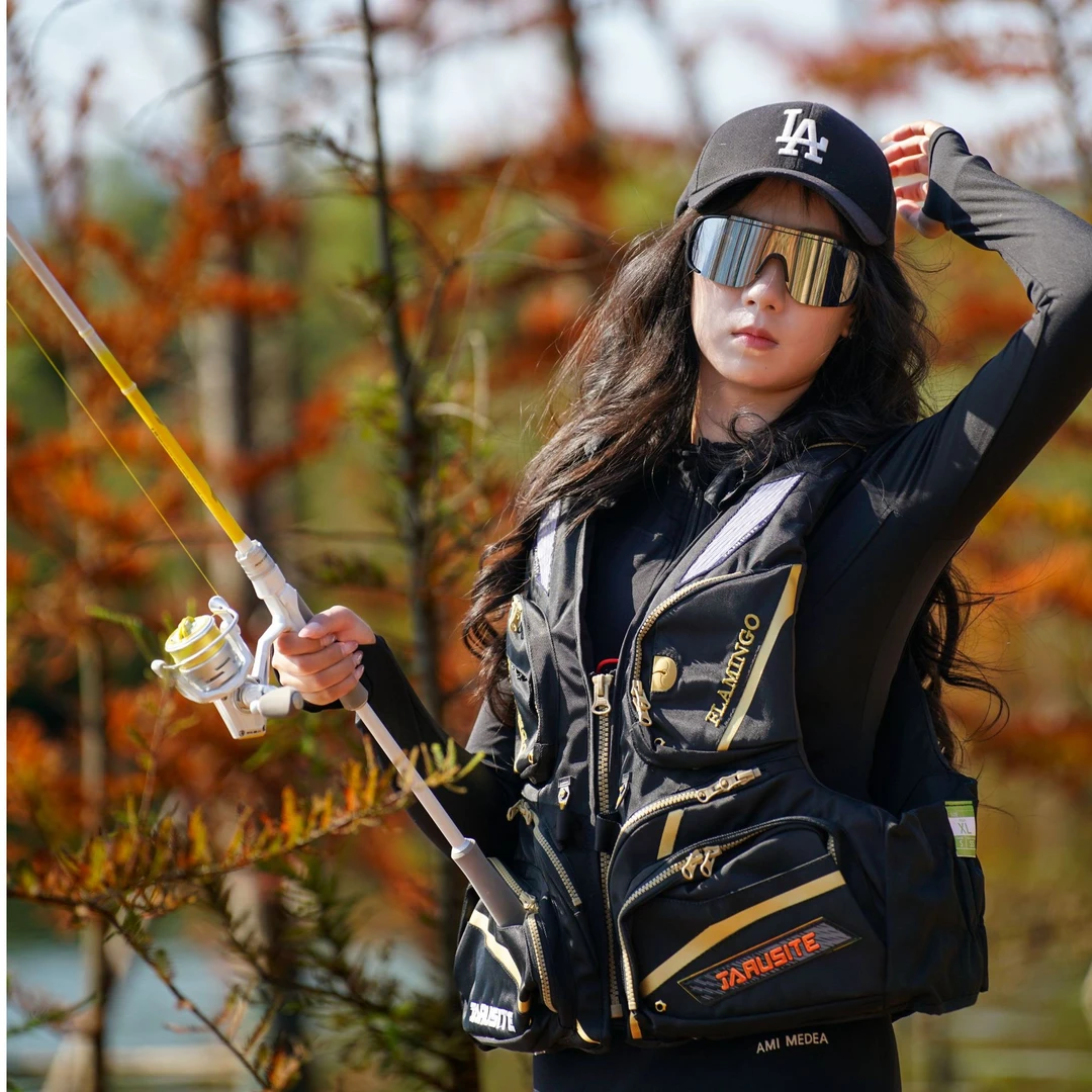 新款户外XMN同款轻奢海钓多功能可拆卸钓鱼专业成人救生衣大浮力