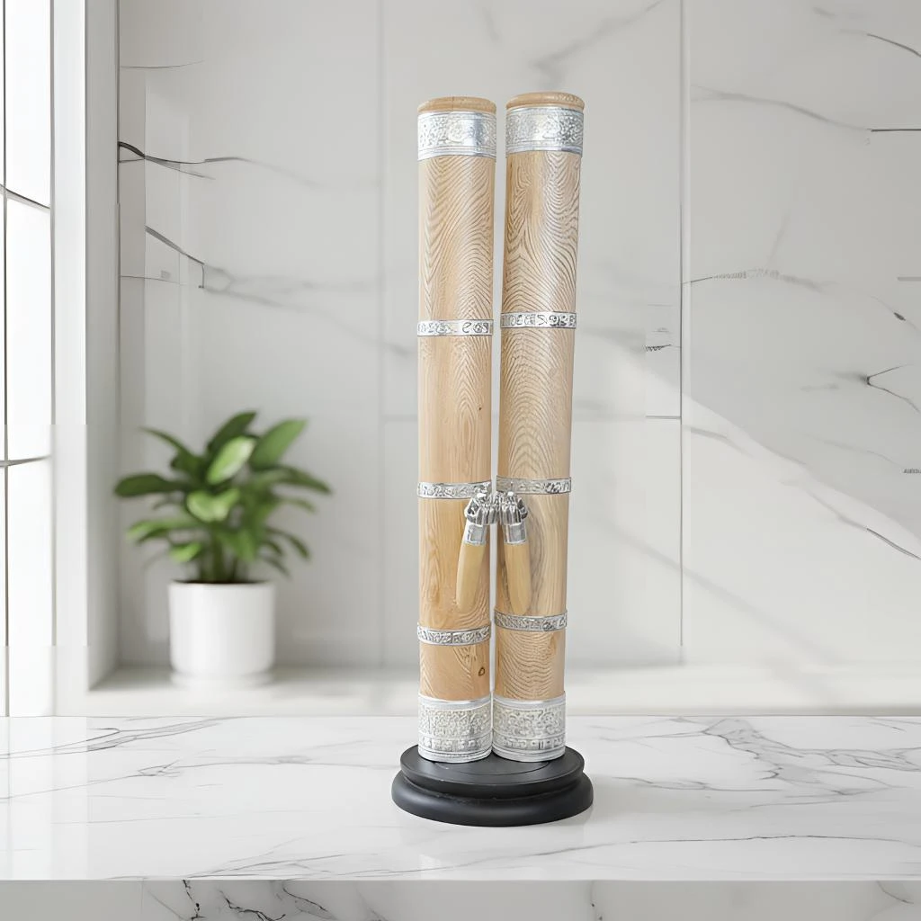 【白鸡翅木 大号】穆老爹非遗品牌 水筒筒工艺品