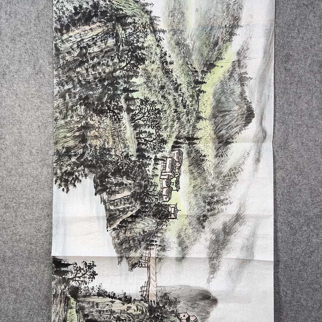 国画641 牡丹等植物生长于这里生长