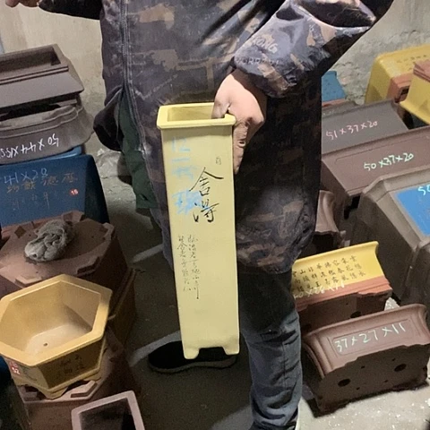 紫砂花盆手工制作