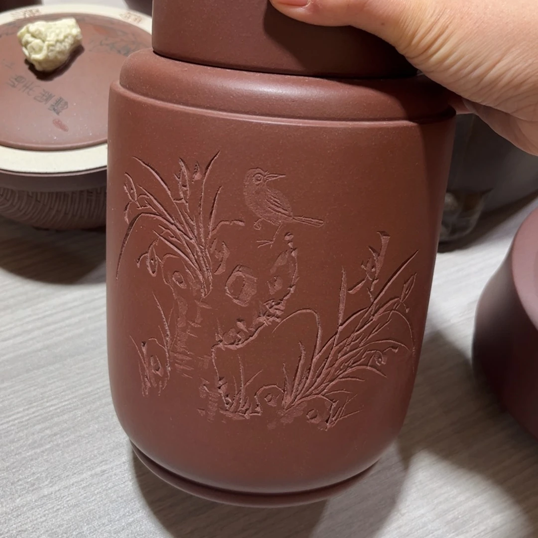 紫砂茶叶罐紫砂罐