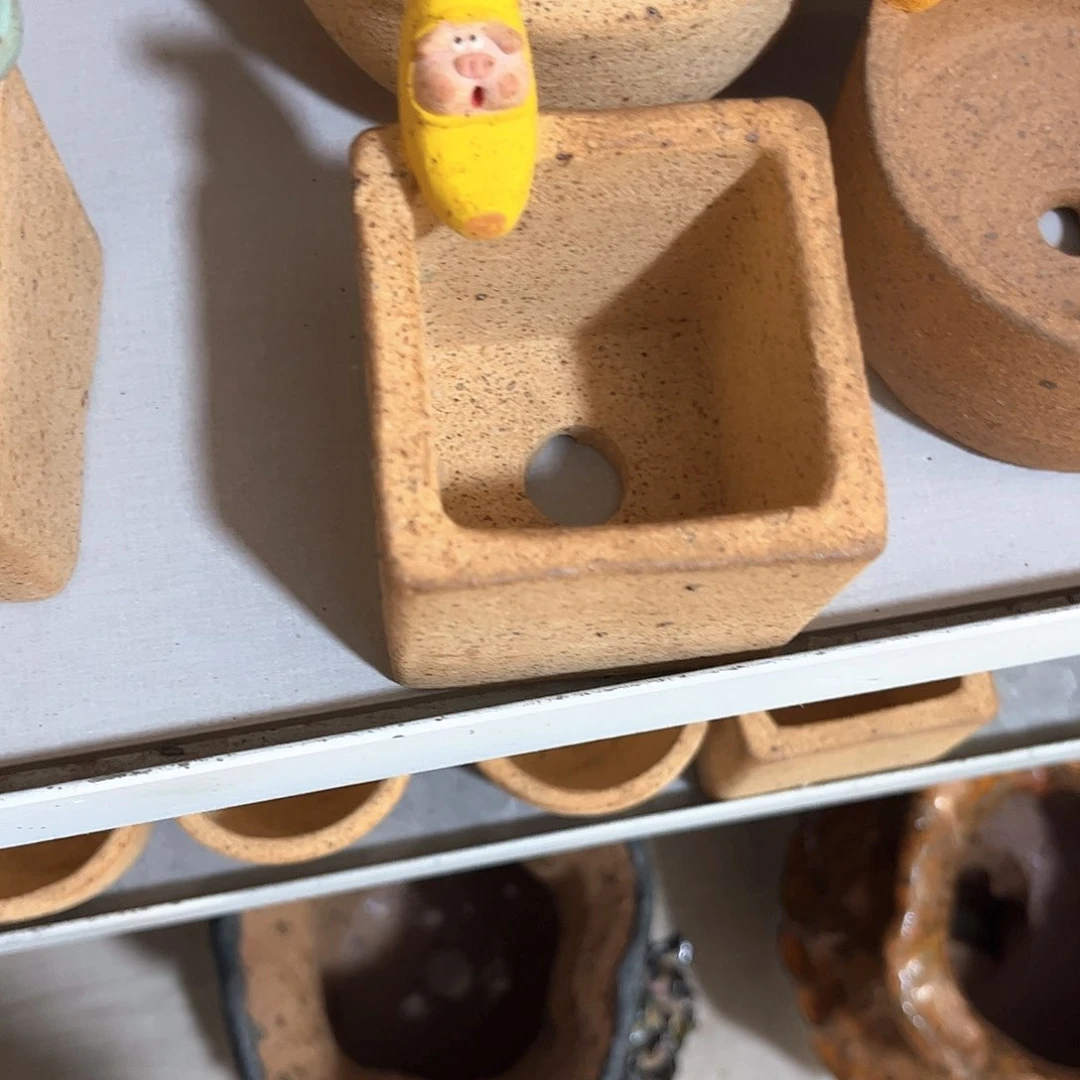 泥塑?**~古镇炻陶花盆