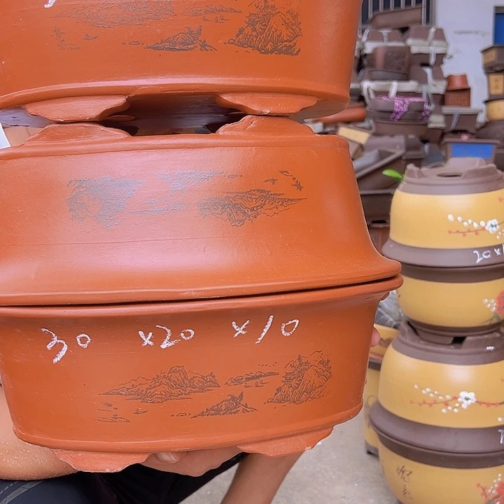 紫砂花盆紫砂花盆