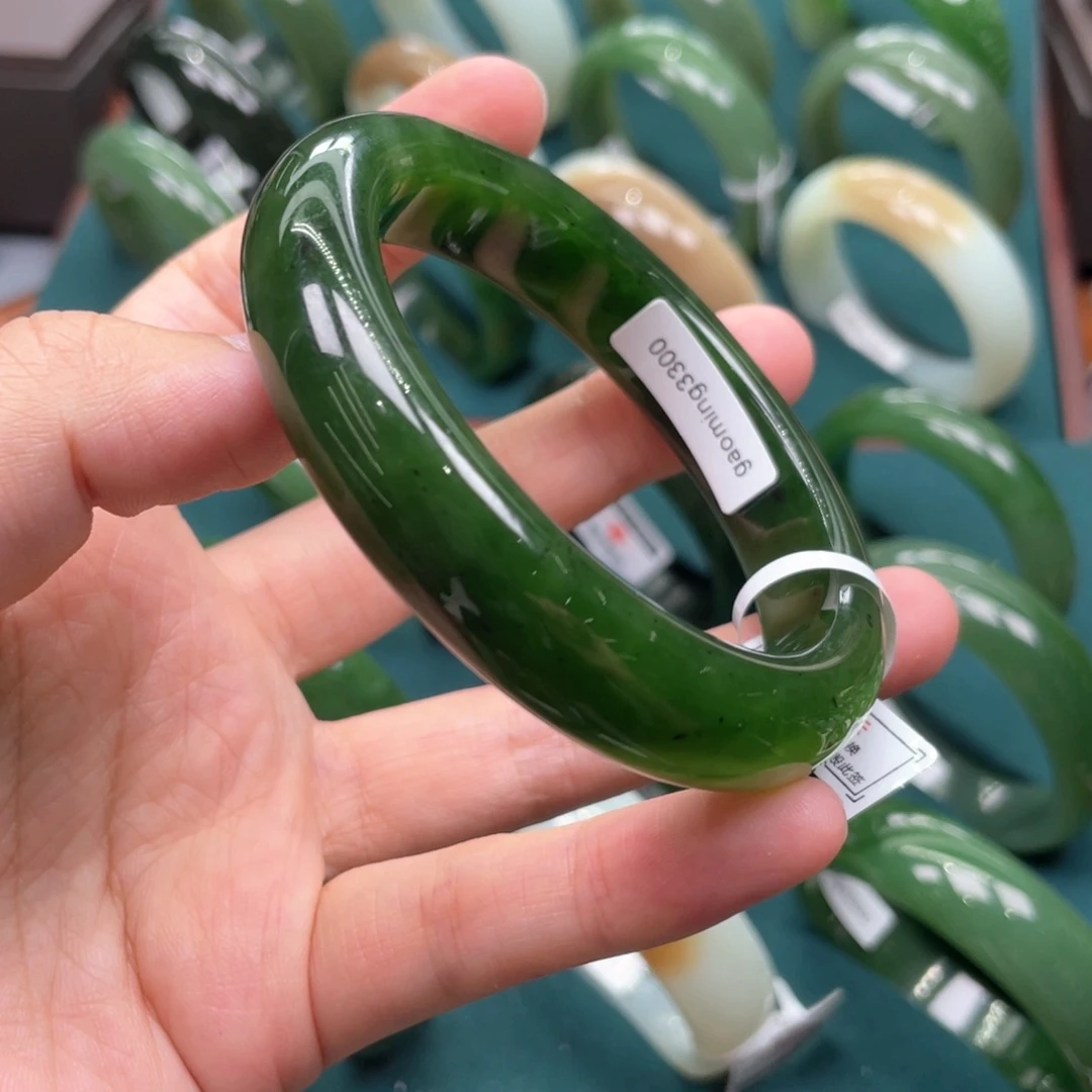 未镶嵌手镯和田玉（碧玉）5859