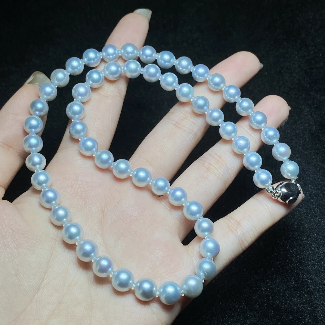 【小北好物】海水珍珠项链尺寸约6-7mm【多样性发一件】2QJ14X40