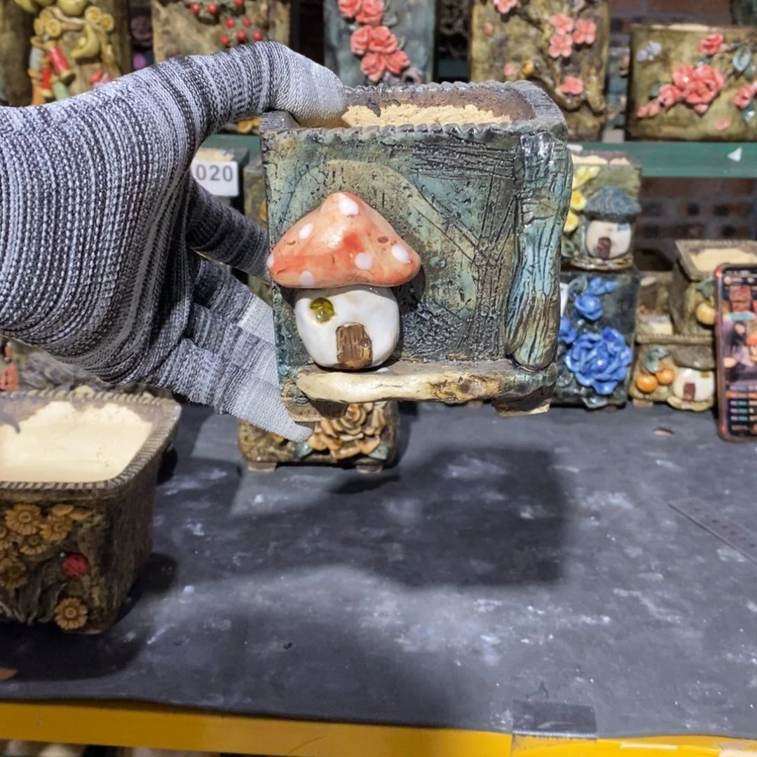 红陶A***e青藤花器多肉花盆