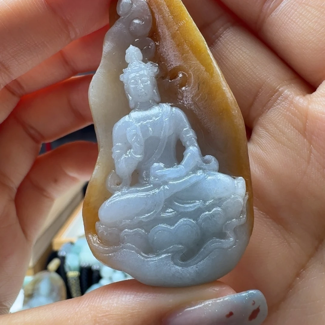 定制翡翠未镶嵌观音