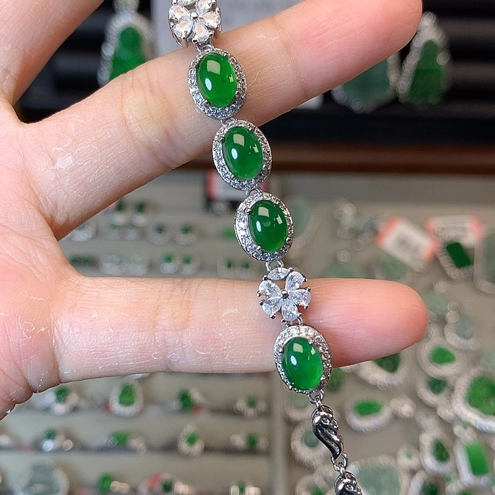 翡翠未镶嵌手链手链