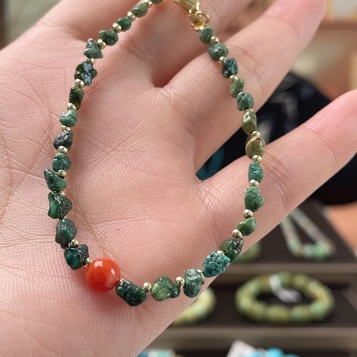 未镶嵌绿松石珠宝奇石