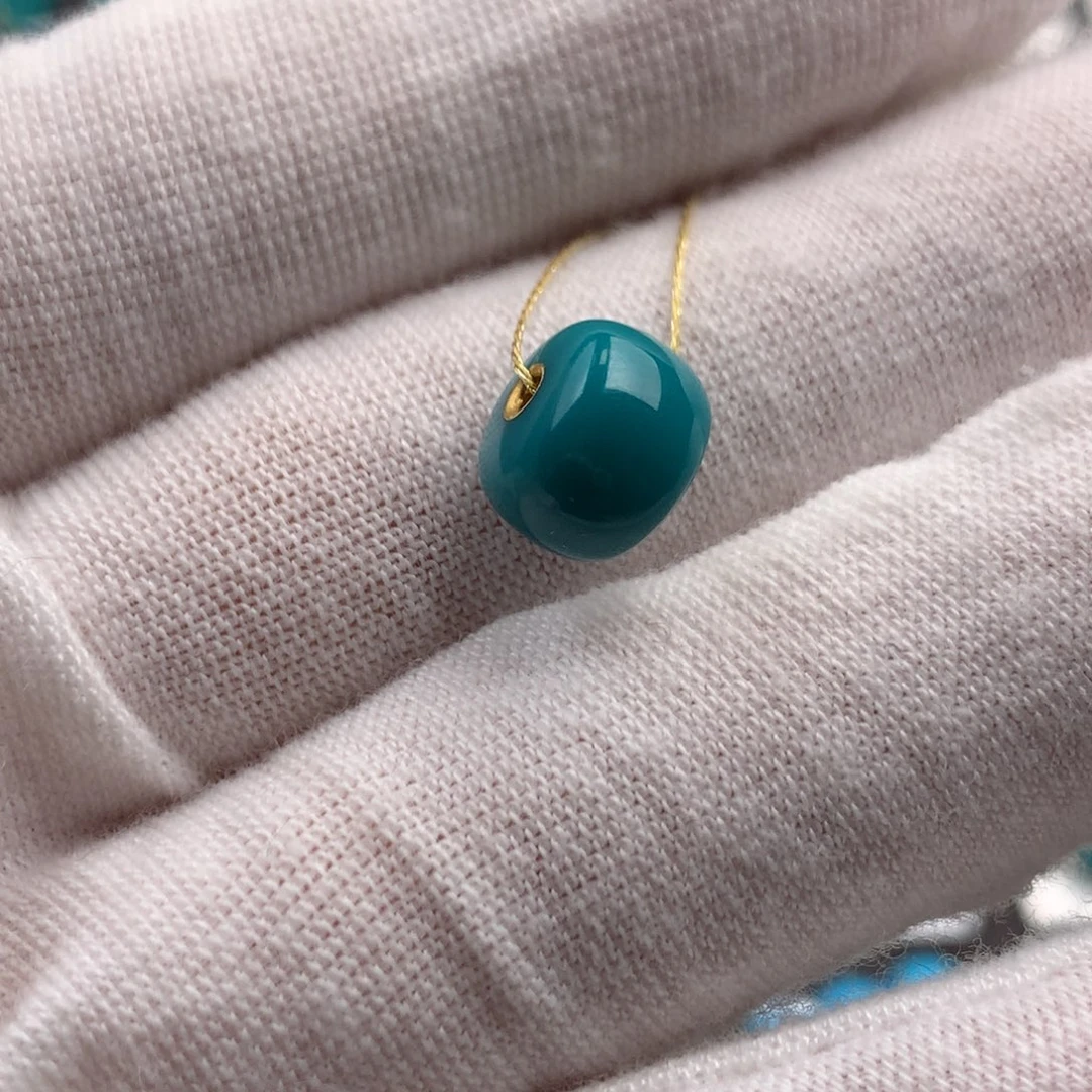 绿松石未镶嵌发饰9mm