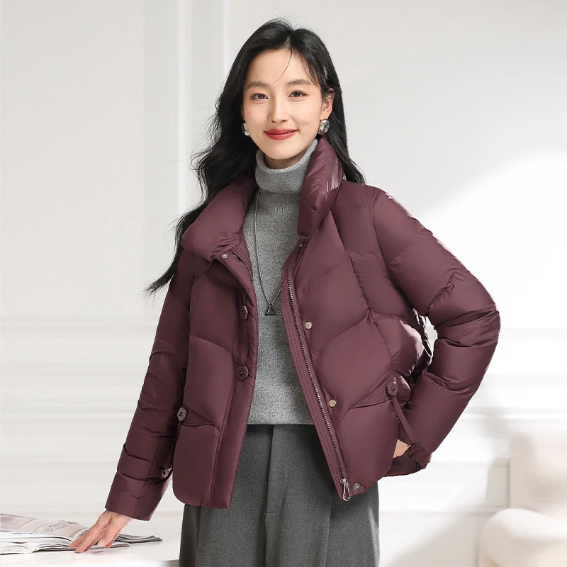 梦燕精致时尚百搭羽绒服