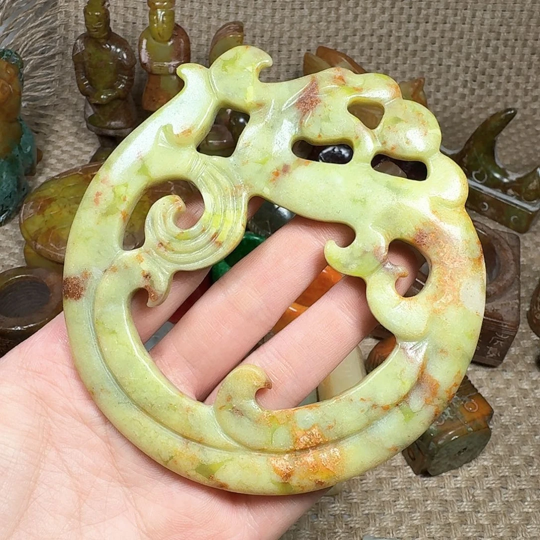 白玉菩提吊坠挂件