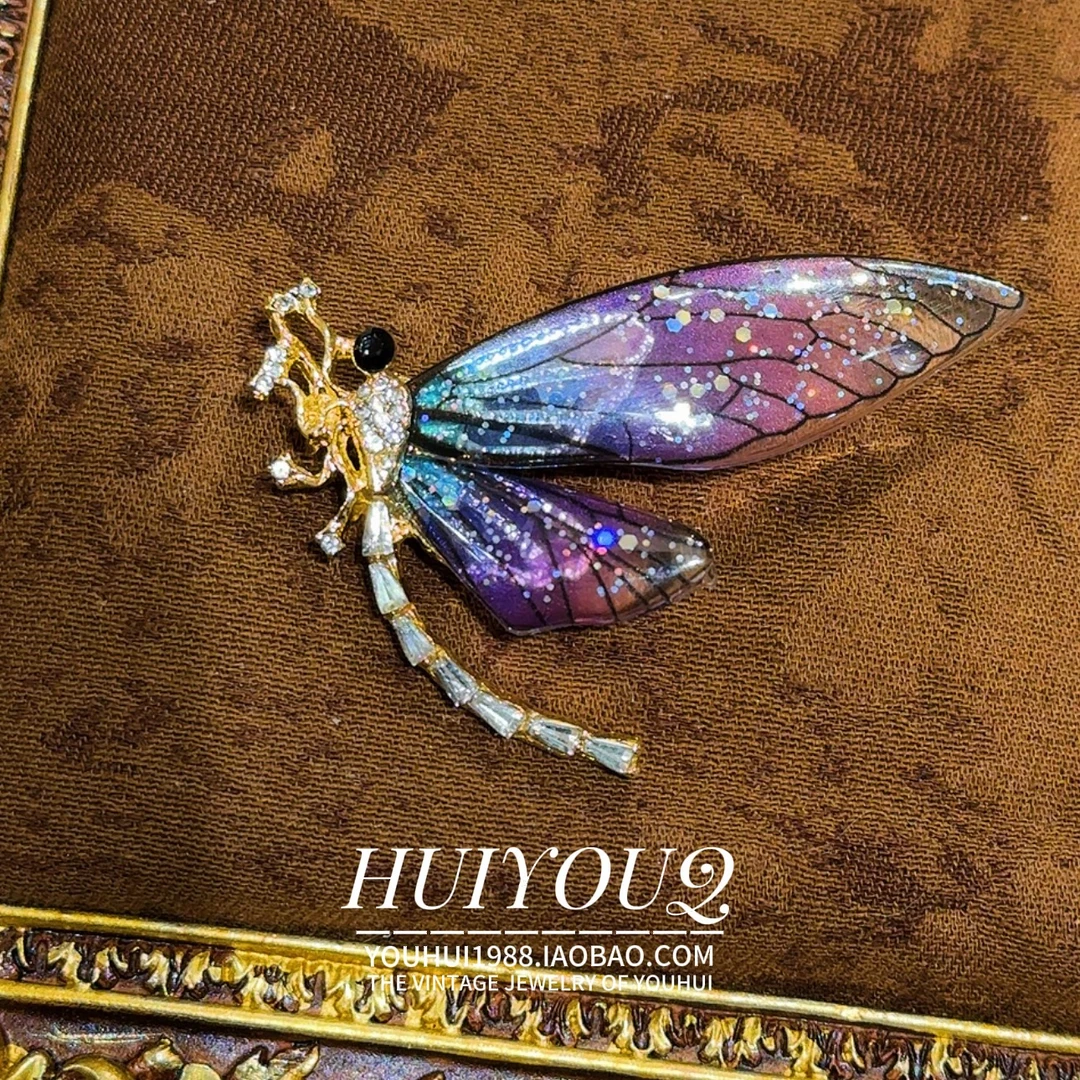 铜合金胸针 铜合金【遗憾】时尚半透胸针502