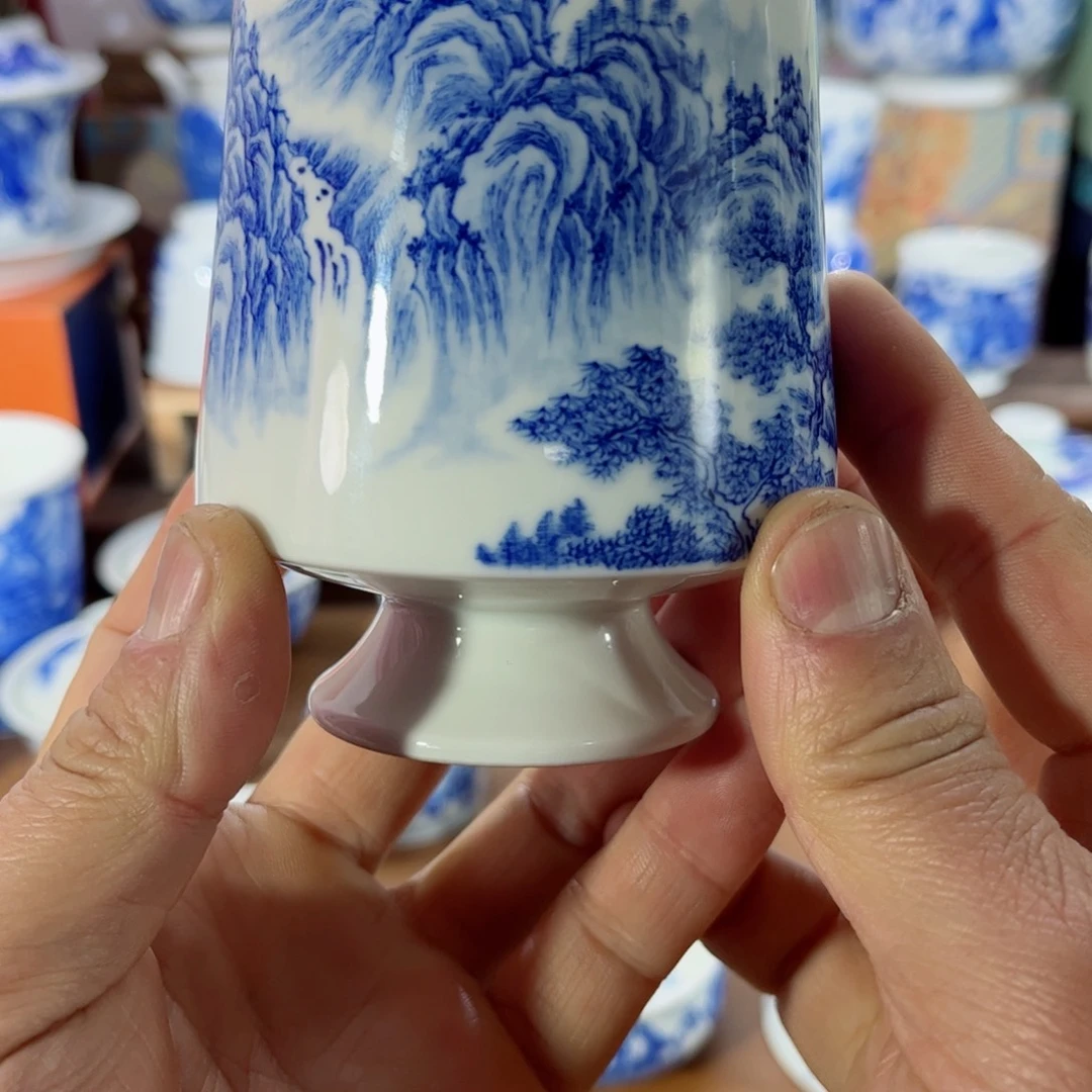 杯子手工手工绘陶瓷，