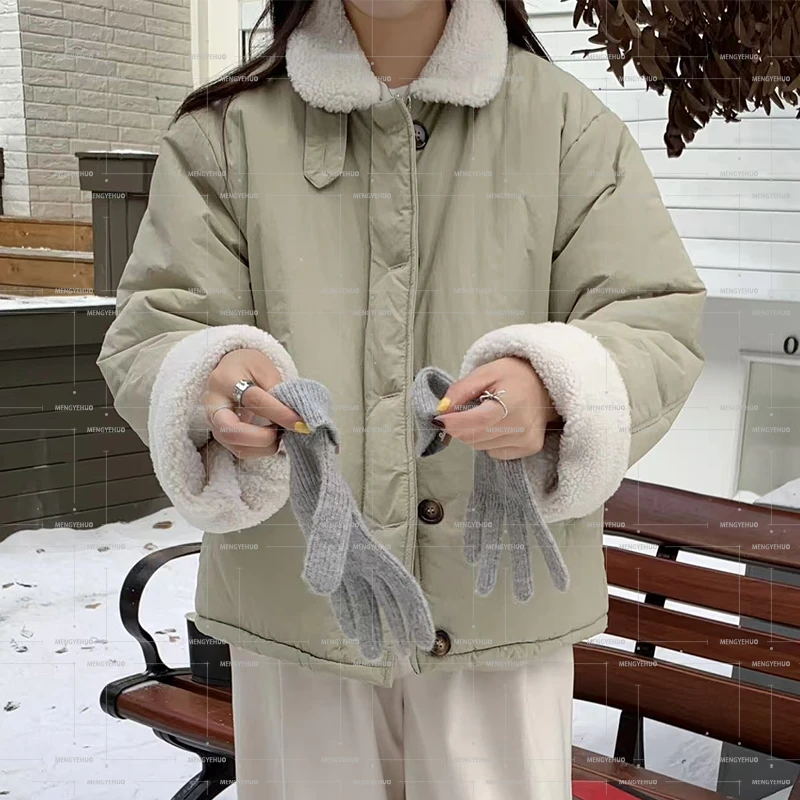 【棉衣系列】行走的小被子 翻领棉服 经典简约款肌理面料棉衣服