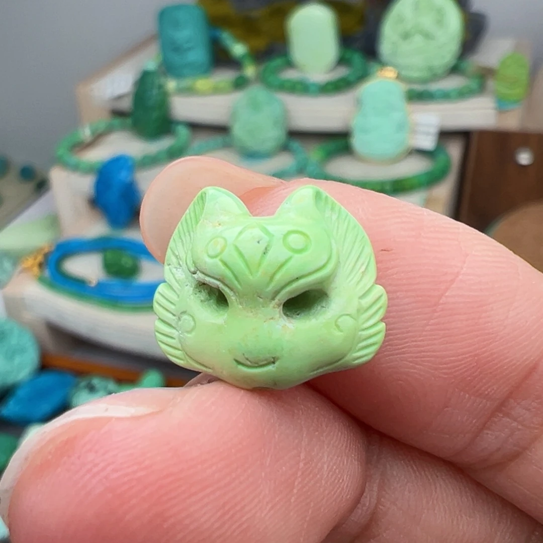 绿松石未镶嵌主播万珍