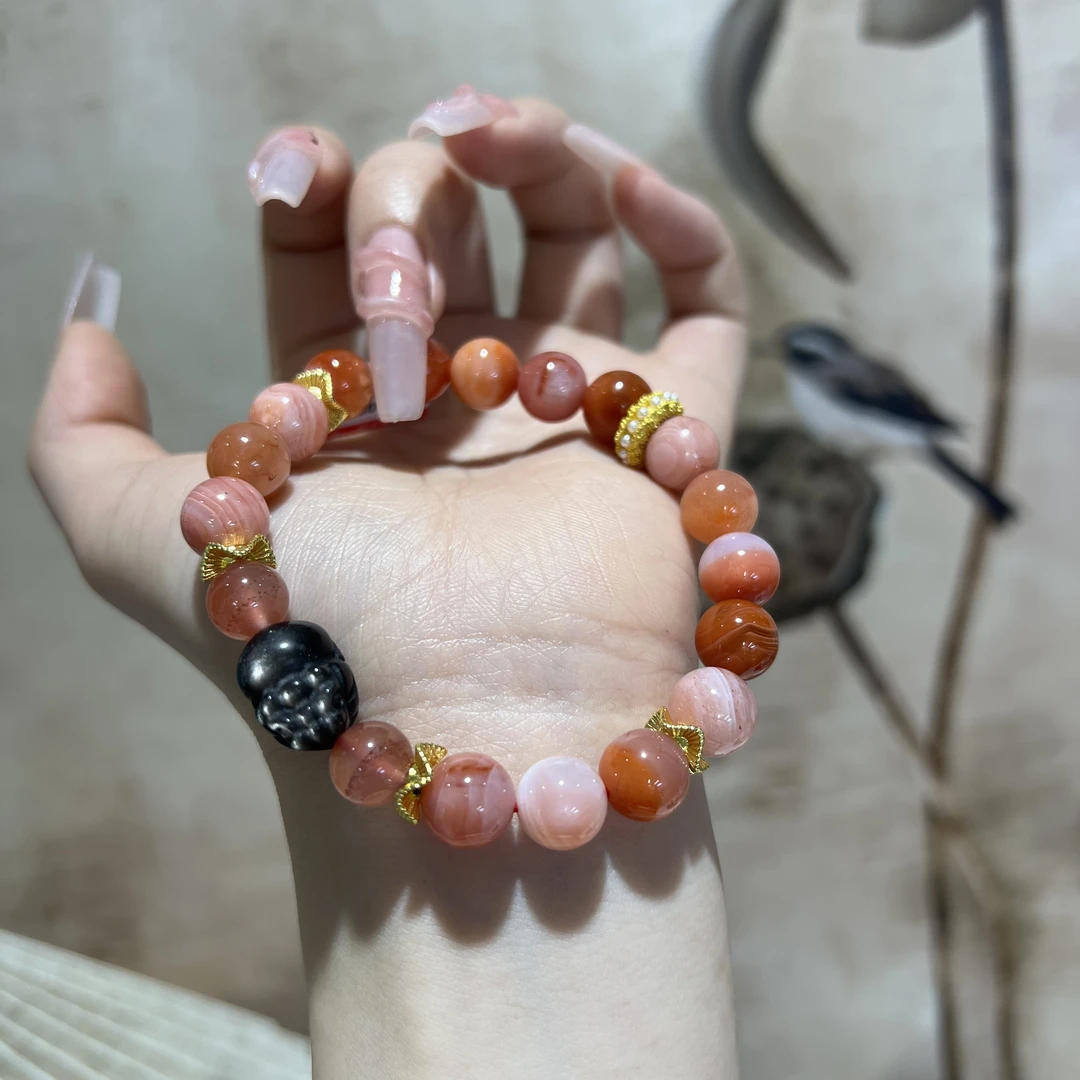 【月月家】B024天然水晶 天然水晶设计款手链