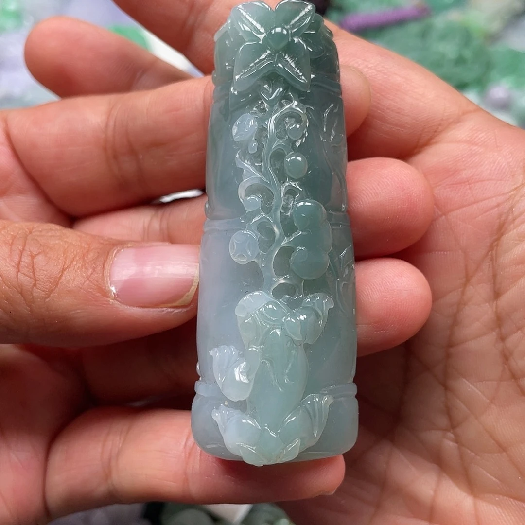 颈饰未镶嵌翡翠翡玉缘翡翠